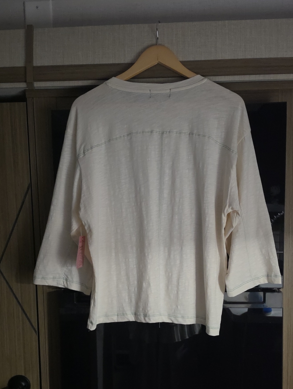 NWT, 3/4 SLEEVE SPORTY TEE WITH GRAPHIC # BY " OBSESSIVE LOVE" - Picture 6 of 13